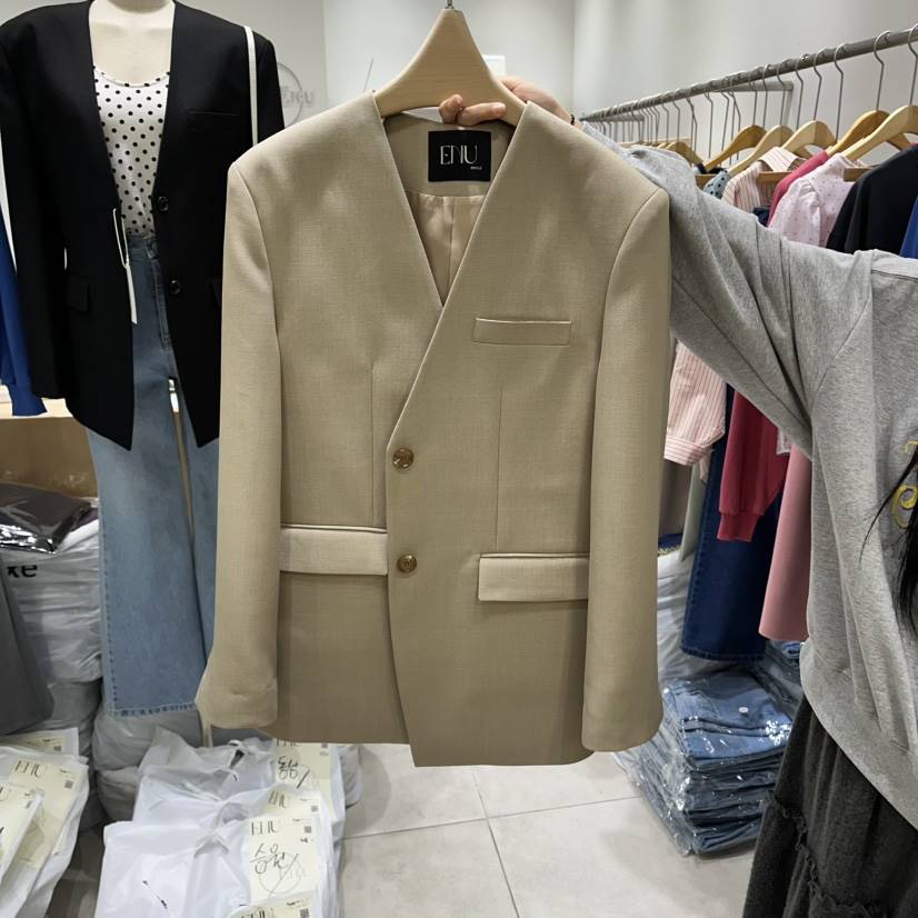 EN.U東大門實拍女裝新品時尚人氣真品熱賣推薦休閑職業夾克EN.U夾克