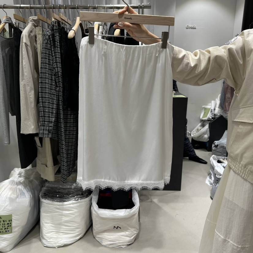 GREEK東大門實拍女士新品推薦熱賣真品休閑半身裙中短裙蕾絲GREEK半身裙/中短裙