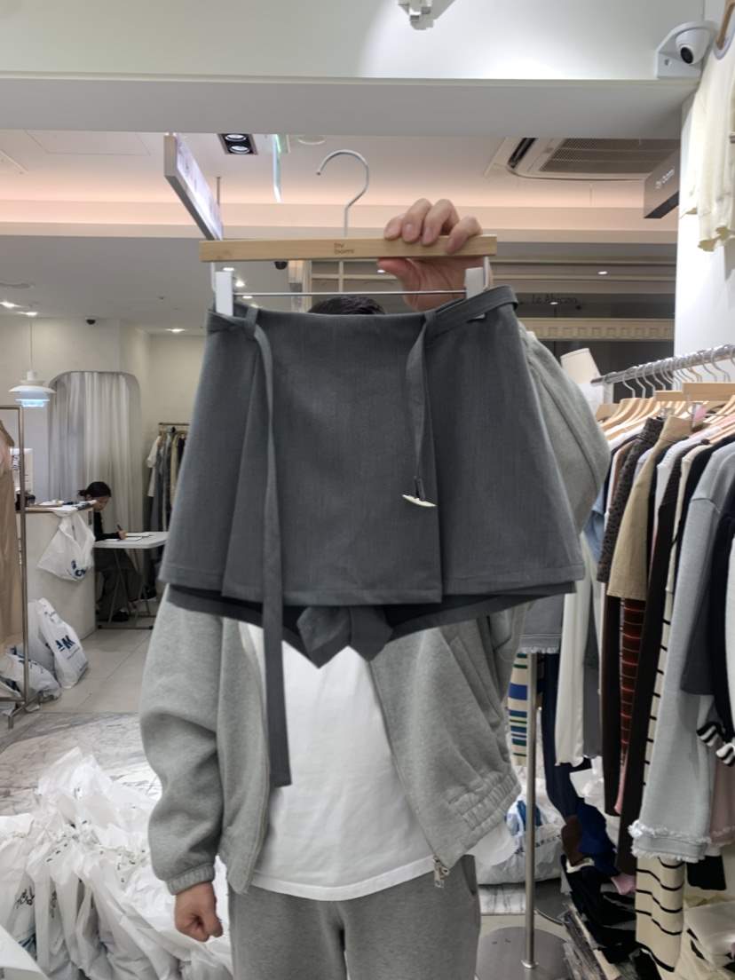 BY BOMI韓國代購女裝新品真品熱賣26春夏推薦裙褲含腰帶BY BOMI裙褲