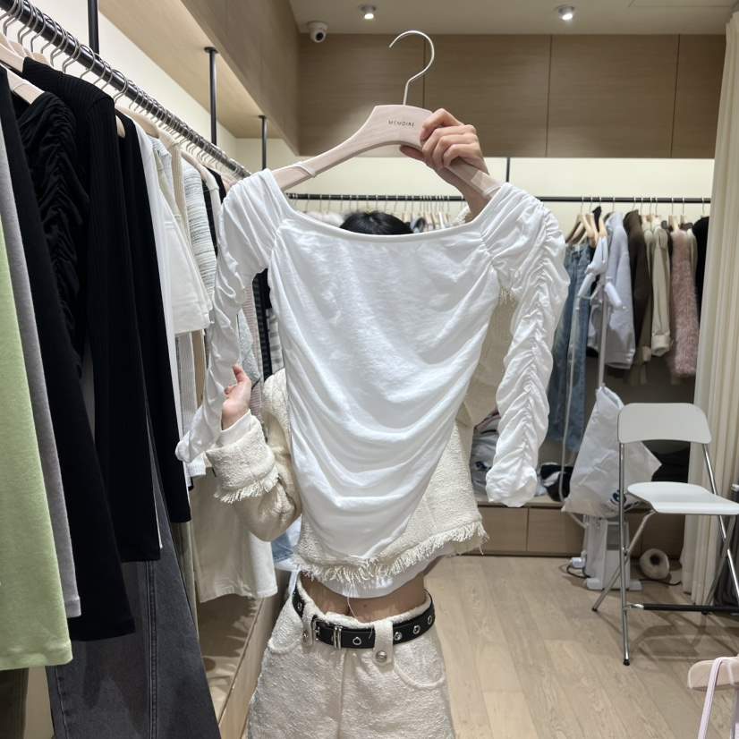 MEMOIRE東大門直郵女裝新款26春夏時尚真品人氣推薦職業T恤MEMOIRET恤