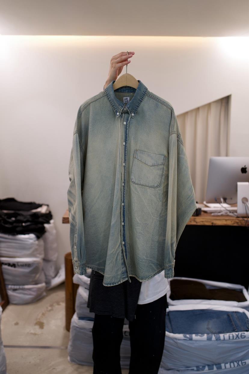 FRIC韓國代購女裝新品時尚職業人氣熱賣休閑真品襯衫蕾絲衫FRIC襯衫/蕾絲衫