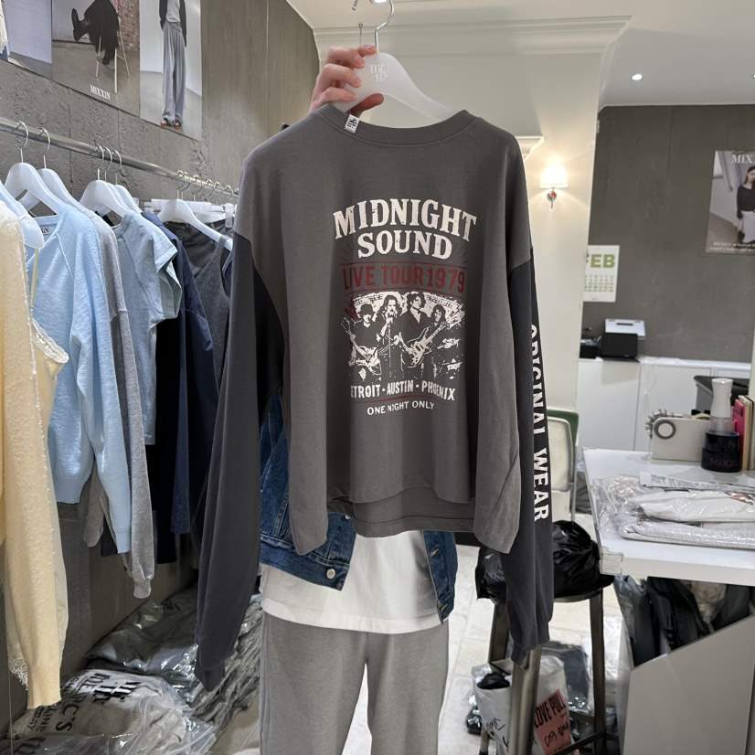 MIXXIN韓國直郵女士新款推薦時尚熱賣真品休閑人氣26春夏衛衣MIXXIN衛衣