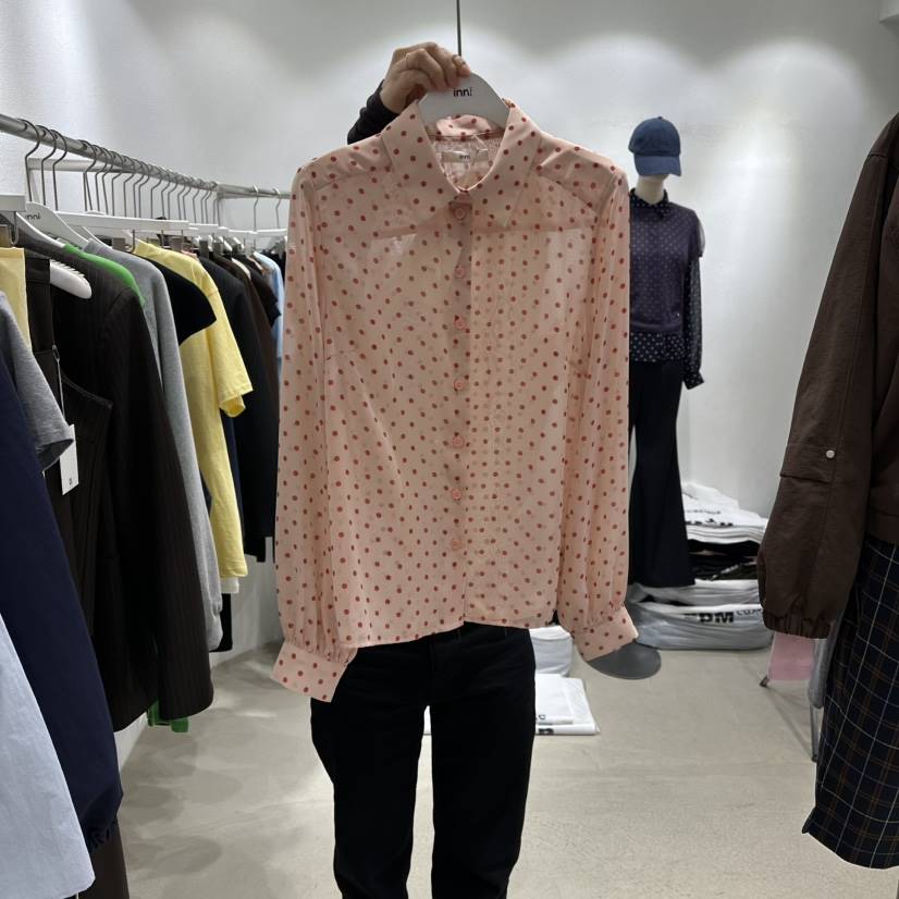 INNI東大門直郵女裝新品時尚推薦職業人氣26春夏襯衫蕾絲衫inni襯衫/蕾絲衫