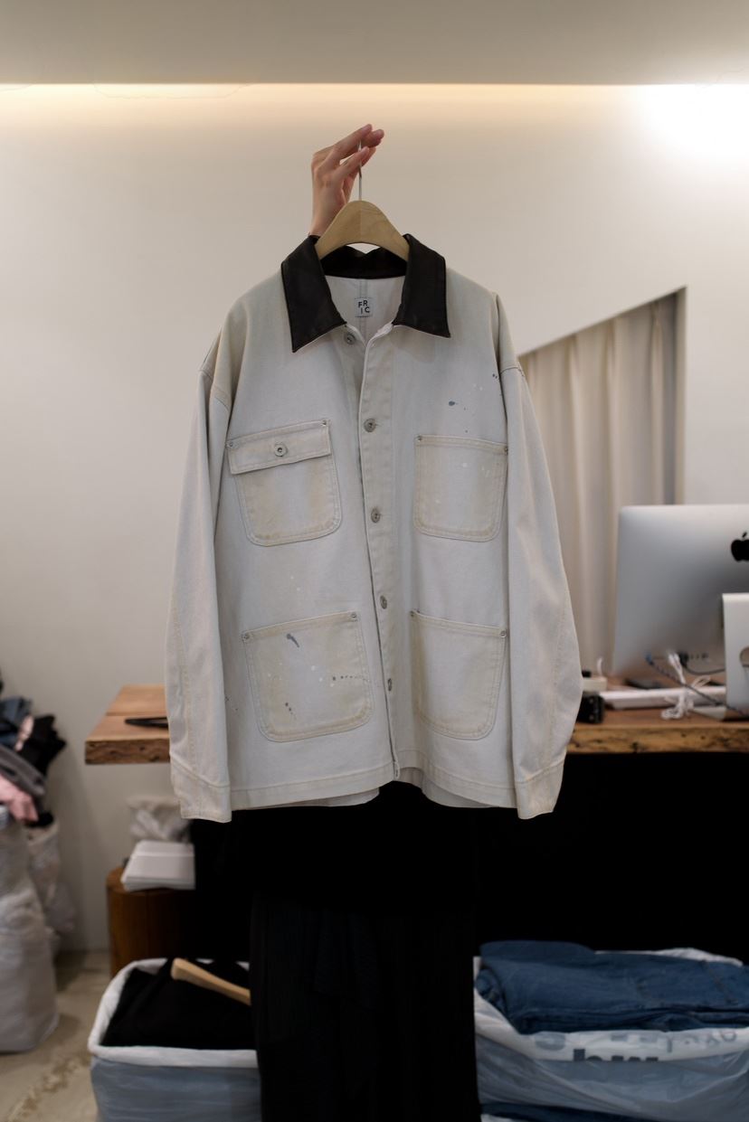 FRIC韓國直郵女裝新款時尚真品職業休閑推薦人氣夾克口袋FRIC夾克