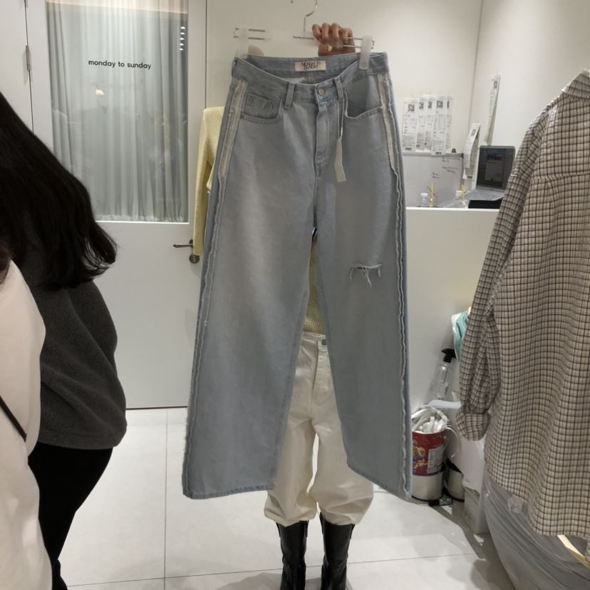 MONDAY TO SUNDAY東大門實拍女士新品26春夏熱賣牛仔褲MONDAY TO SUNDAY牛仔褲