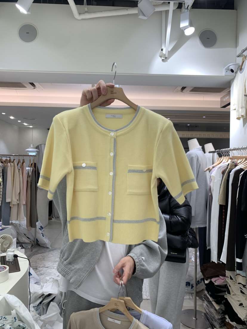 BY BOMI東大門代購女裝新款熱賣26春夏休閑時尚針織衫開衫BY BOMI針織衫