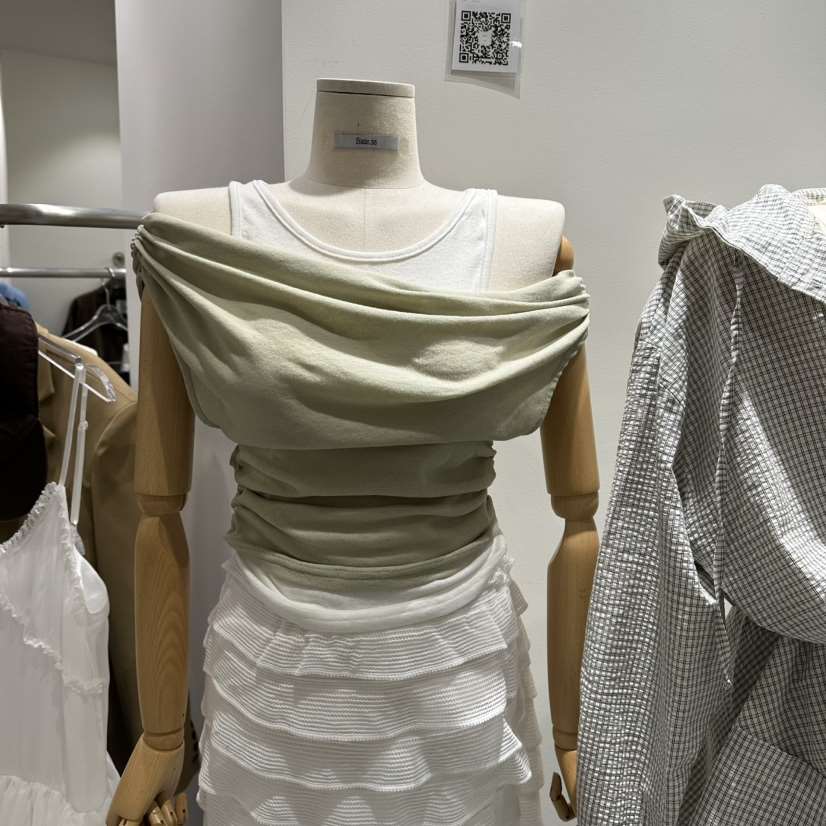 BAIE.38韓國代購女士新品職業休閑推薦熱賣吊帶背心假兩件BAIE.38吊帶/背心