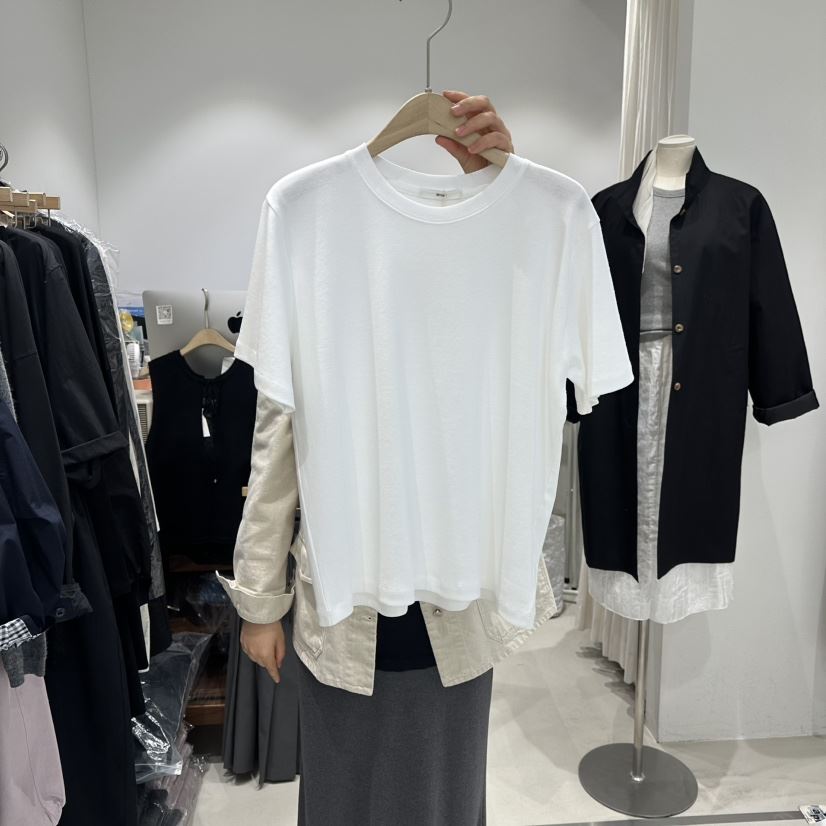 IRVINE韓國直郵女裝新款職業人氣真品26春夏推薦休閑熱賣T恤IRVINET恤