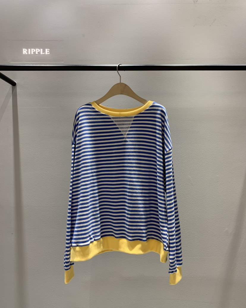 RIPPLE-P東大門直郵女裝新品人氣休閑真品職業熱賣衛衣條紋RIPPLE-P衛衣