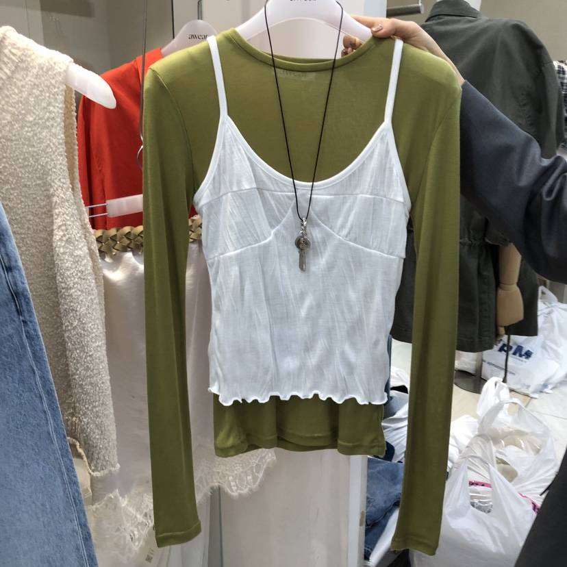 RUMIRU/AWEAR韓國直郵女士新品26春夏休閑吊帶背心不含內搭awear/RUMIRU吊帶/背心