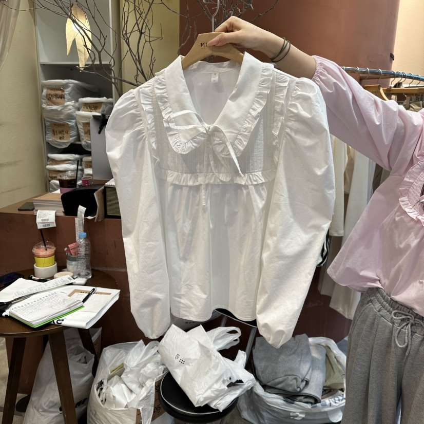 MIENNE東大門代購女裝新款人氣職業熱賣推薦時尚襯衫蕾絲衫MIENNE襯衫/蕾絲衫