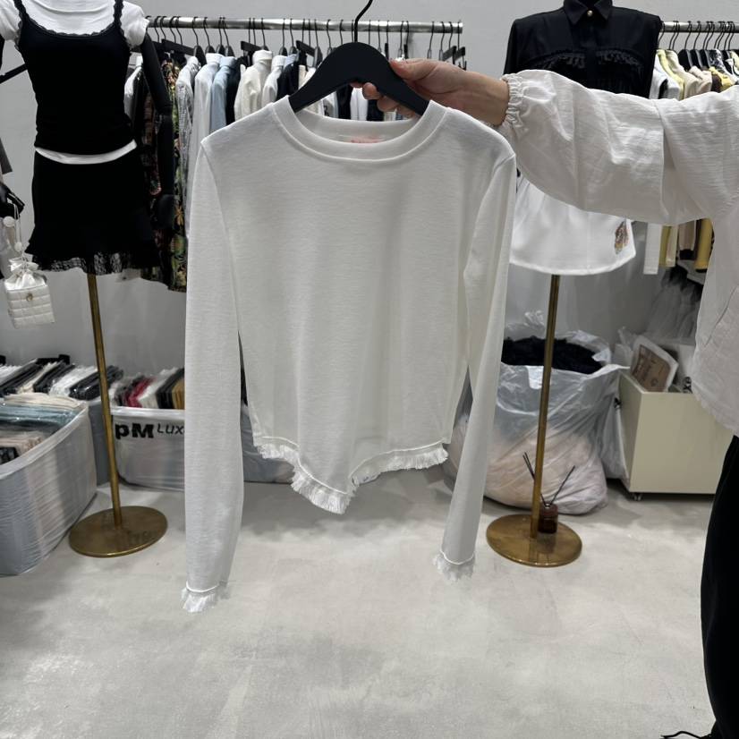 BUBBLE/LOTTIMO東大門實拍女士新品推薦職業熱賣長袖T恤BUBBLE/LOTTIMO長袖T恤
