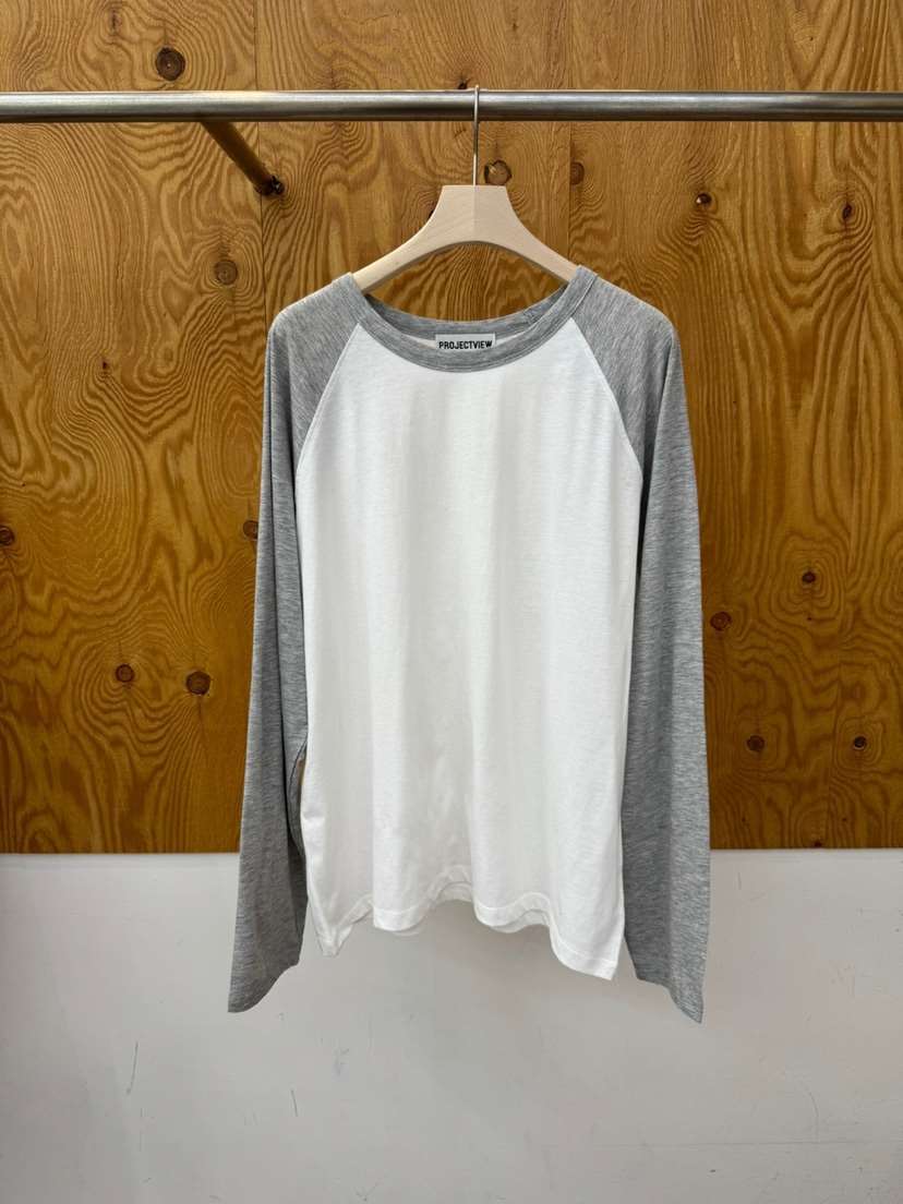 PROJECTVIEW東大門實拍女裝新品休閑人氣熱賣長袖T恤奶油色PROJECTVIEW長袖T恤