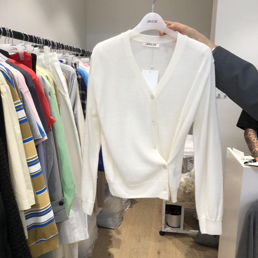 RUMIRU/AWEAR東大門直郵女士新款職業針織衫不含內搭羊毛衫awear/RUMIRU針織衫