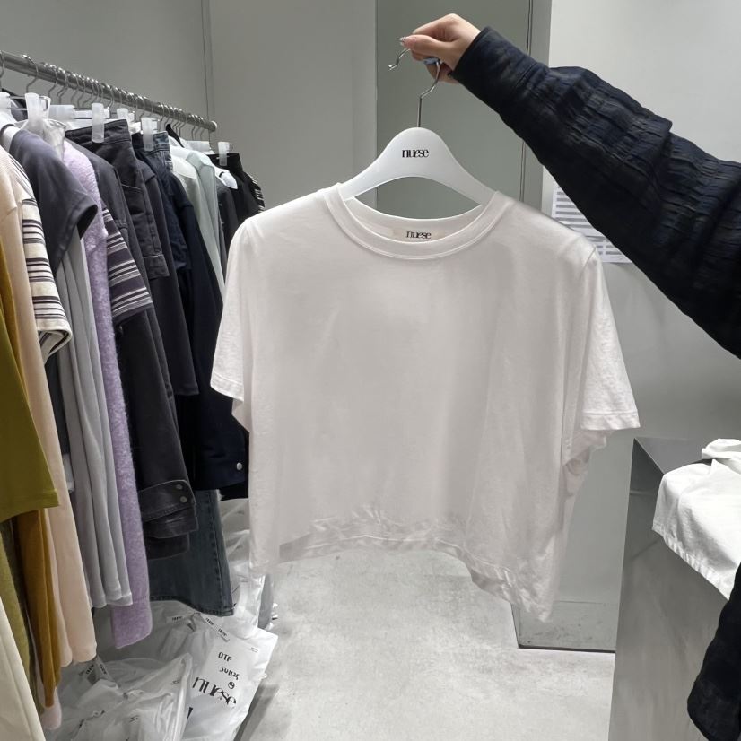 NUESE東大門直郵女裝新款真品推薦人氣職業時尚熱賣T恤短款NUESET恤