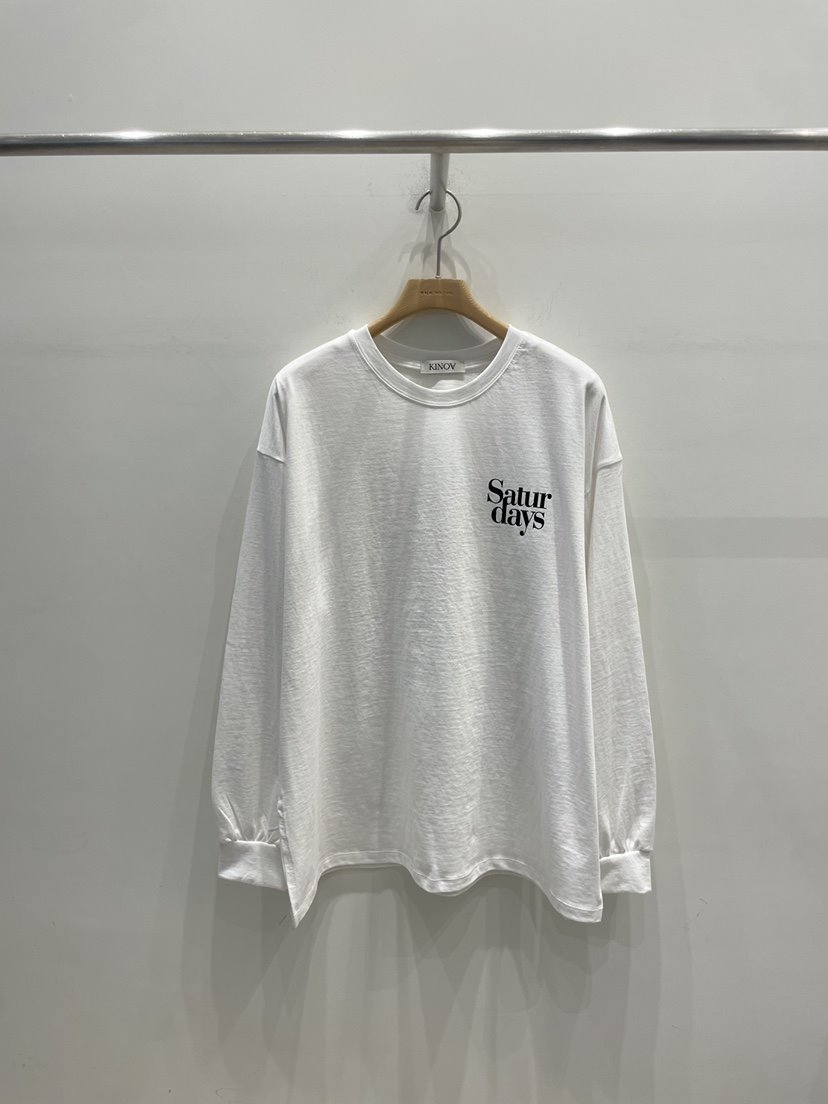 KINOA東大門直郵女裝新款職業熱賣真品推薦人氣長袖T恤長款KINOA長袖T恤