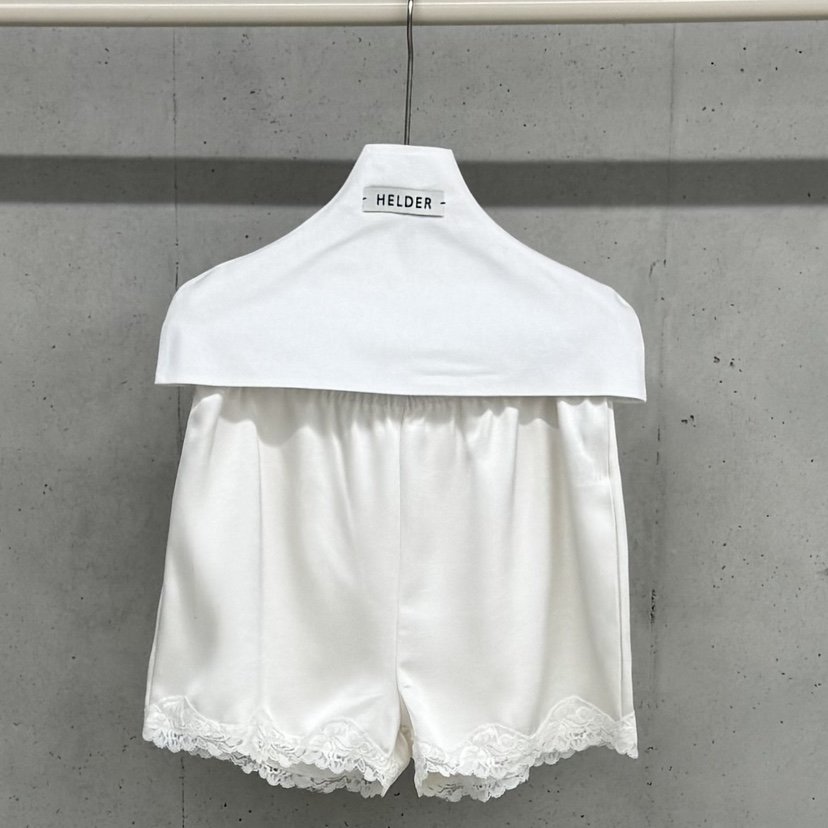HELDER-P東大門直郵女士新品時尚真品26春夏短褲蕾絲緞面HELDER短褲