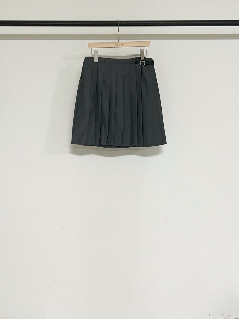 CLAFO東大門代購女裝新款時尚26春夏職業推薦休閑短裙褶皺CLAFO短裙