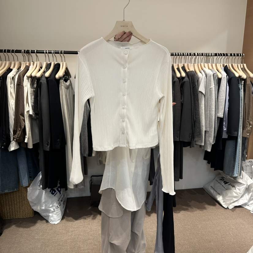 LE BUTTER東大門直郵女士新款職業休閑真品熱賣針織衫開衫LE BUTTER針織衫