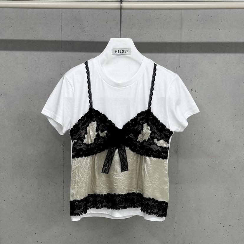 HELDER-P東大門實拍女裝新款真品人氣職業休閑T恤假兩件HELDERT恤