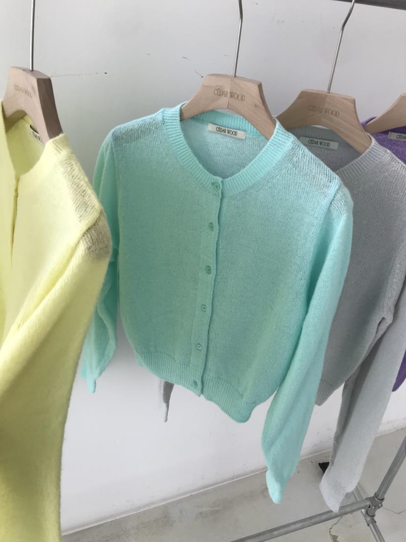 CEDARWOOD東大門實拍女裝新品熱賣人氣真品推薦針織衫開衫CEDAR WOOD針織衫