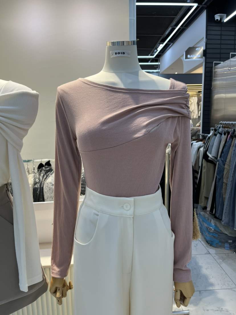 BOLD韓國直郵女裝新品人氣時尚真品26春夏職業休閑長袖T恤BOLD長袖T恤