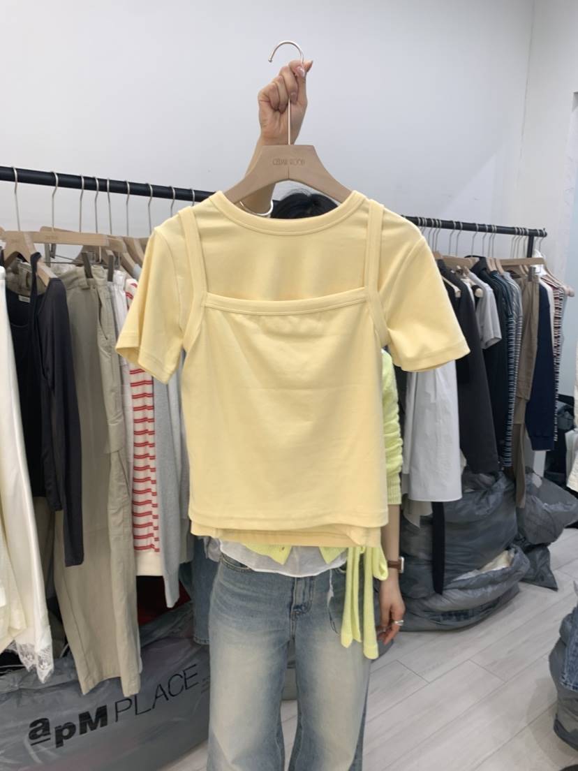 CEDARWOOD韓國代購女士新品真品推薦26春夏人氣時尚熱賣T恤CEDAR WOODT恤