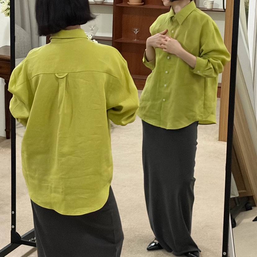 JOA東大門實拍女士新款26春夏真品休閑時尚職業襯衫蕾絲衫JOA襯衫/蕾絲衫