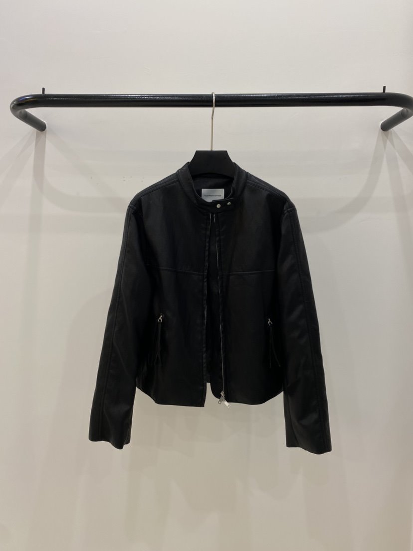 MUSHROOM EFFECT東大門代購女士新品26春夏真品夾克皮革MUSHROOM EFFECT夾克