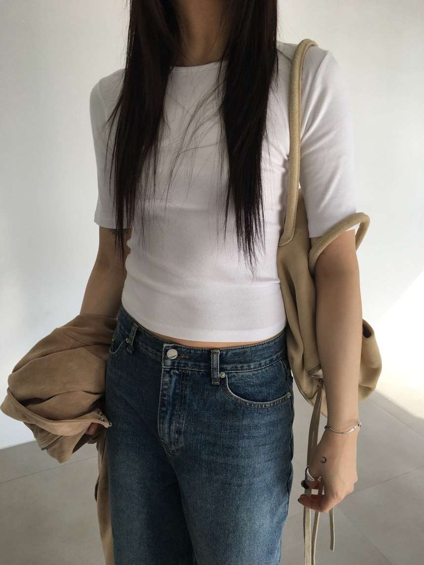 MOMENT東大門實拍女裝新款推薦時尚職業熱賣休閑26春夏T恤MOMENT/RECOVERT恤