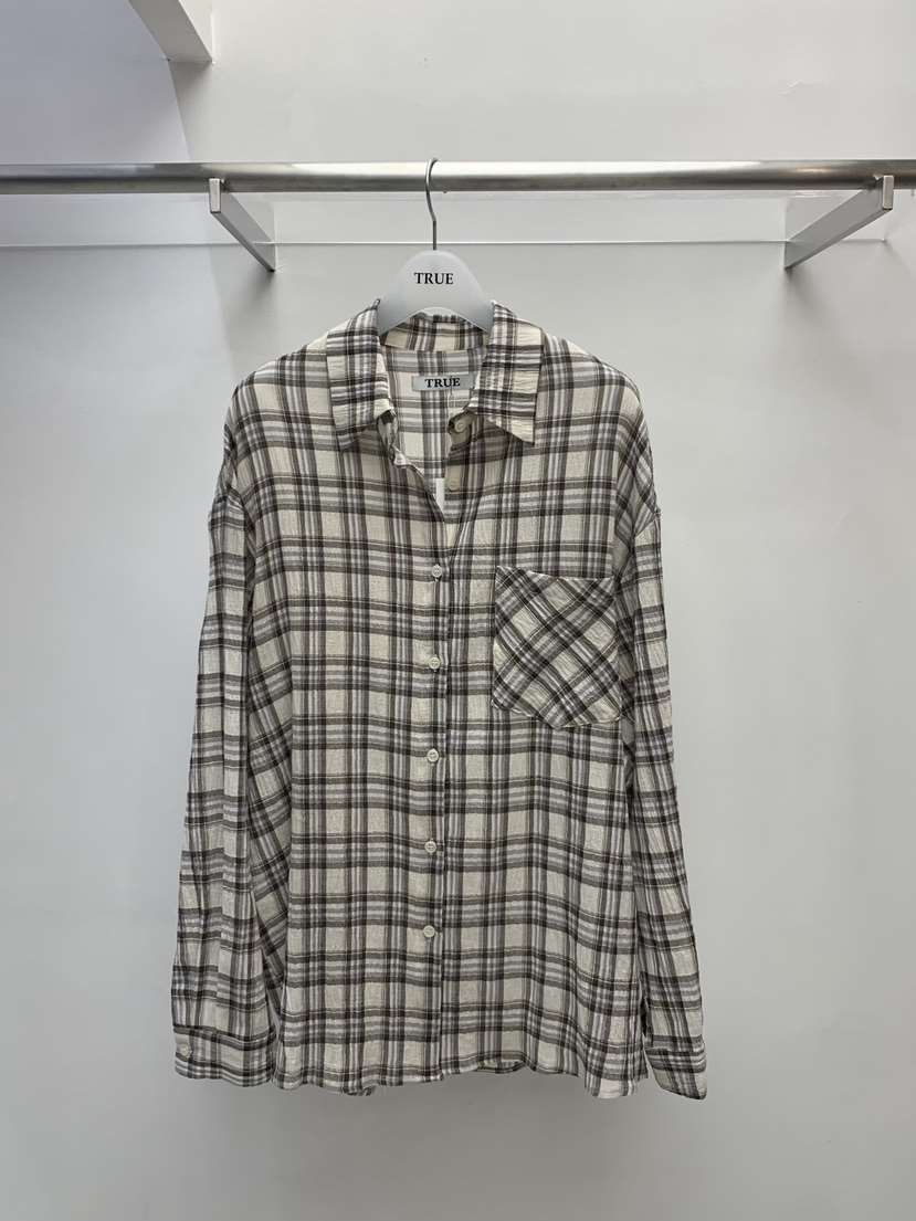 TRUE韓國代購女士新品熱賣休閑人氣真品推薦時尚襯衫蕾絲衫TRUE襯衫/蕾絲衫