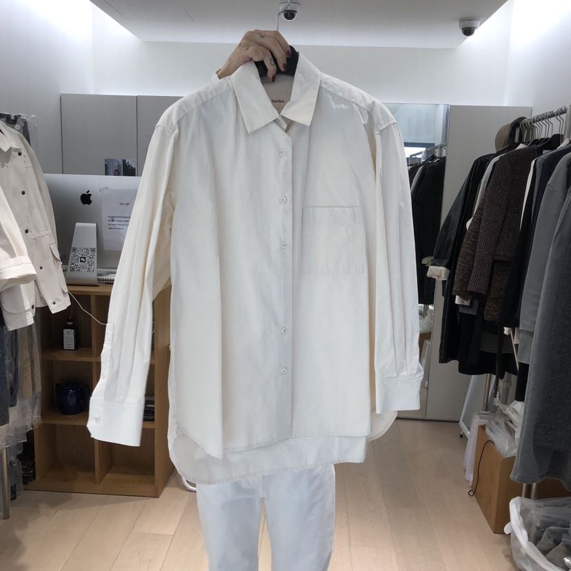 THE STARDUST東大門代購女裝新款職業時尚襯衫蕾絲衫口袋THE STARDUST襯衫/蕾絲衫