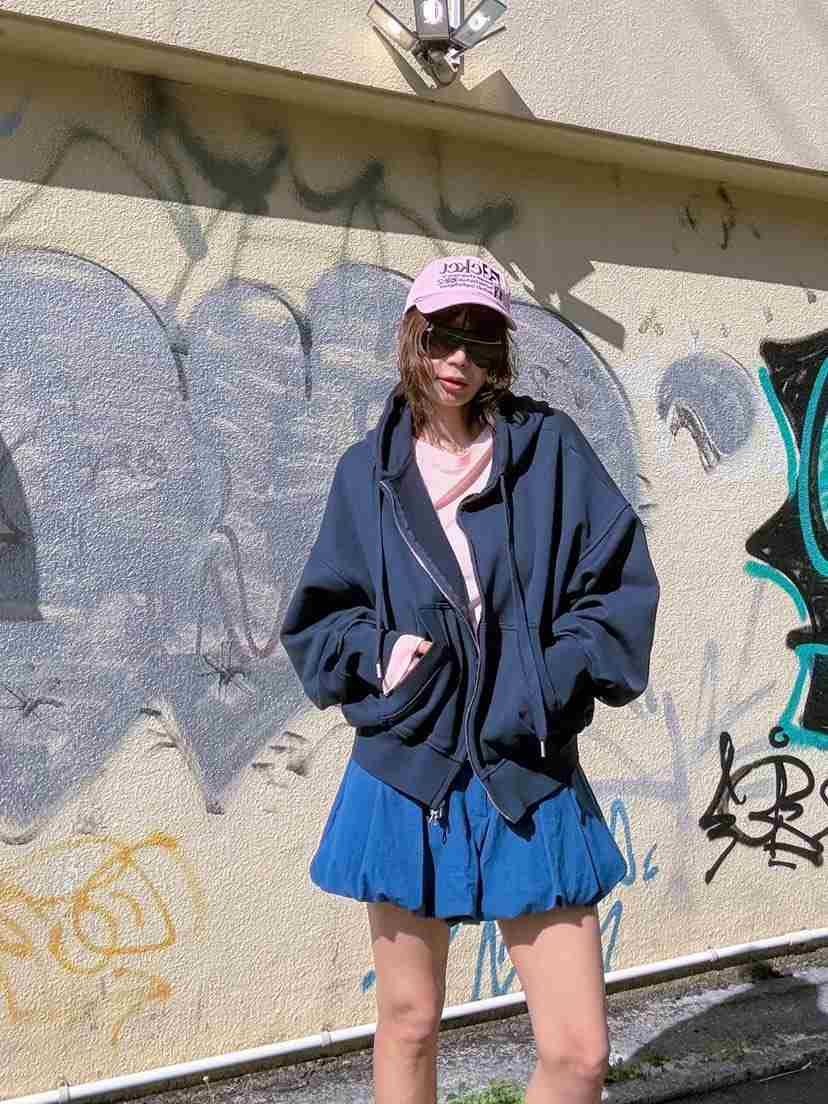 PARIS MATCH東大門直郵女裝新品人氣休閑夾克連帽拉鏈衫PARIS MATCH夾克