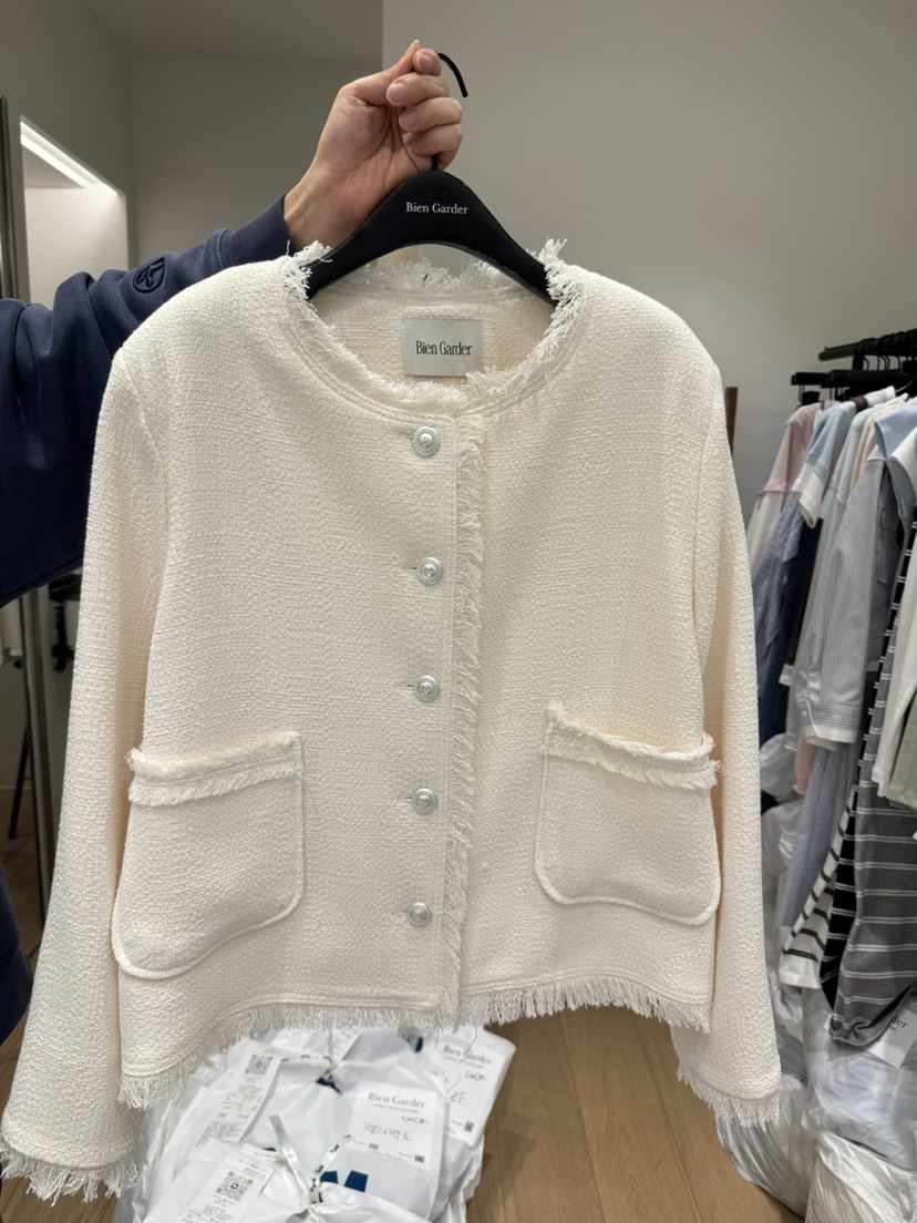 BIEN GARDER東大門代購女裝新品時尚26春夏職業休閑夾克BIEN GARDER夾克