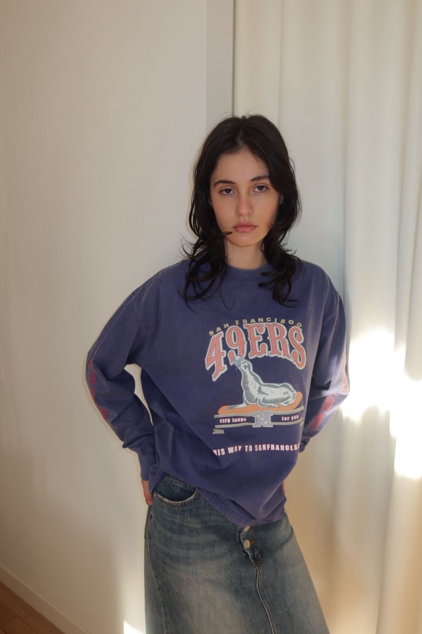 FIFO/UNANSWERED-MYSTERY東大門代購女裝新款休閑長袖T恤FIFO/UNANSWERED-MYSTERY長袖T恤