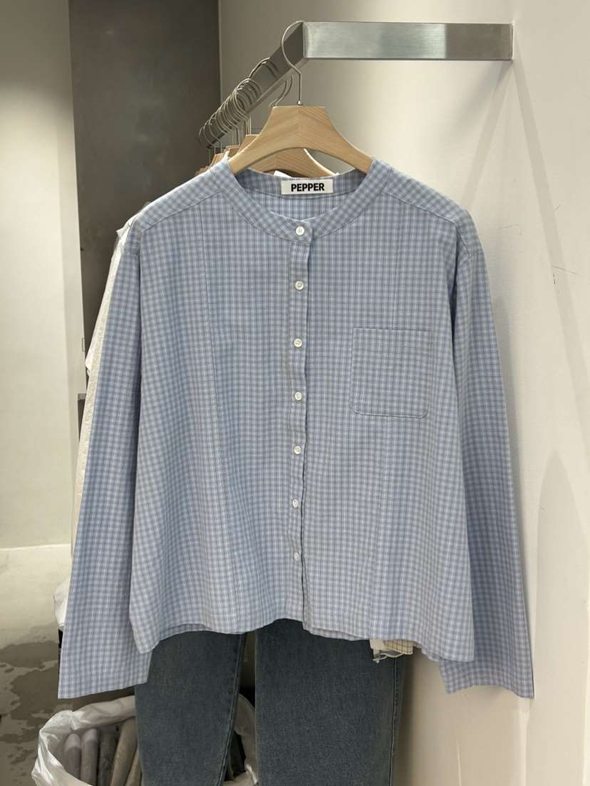 PEPPER-L韓國直郵女士新款熱賣真品職業推薦休閑襯衫蕾絲衫PEPPER襯衫/蕾絲衫