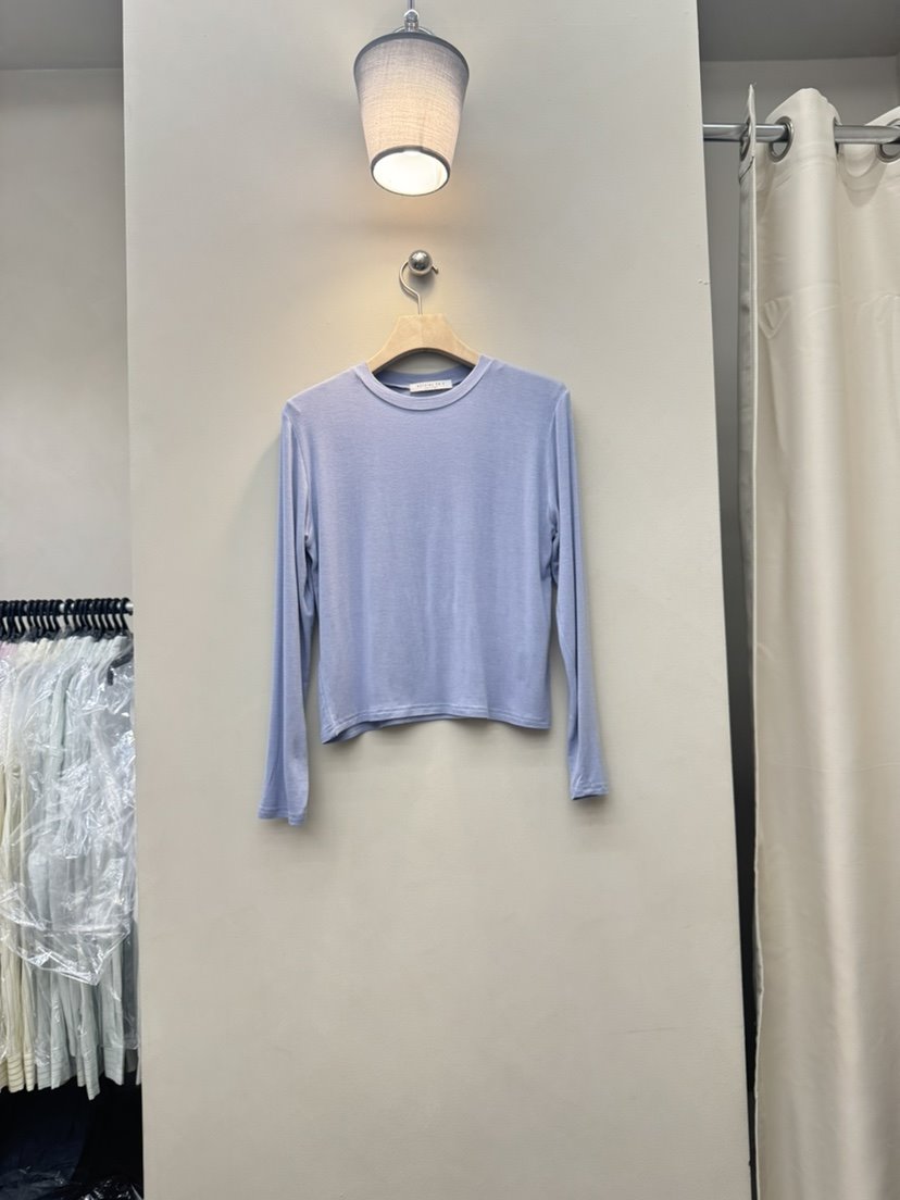 NOTHING韓國代購女裝新品推薦時尚真品人氣26春夏長袖T恤短款NOTHING長袖T恤