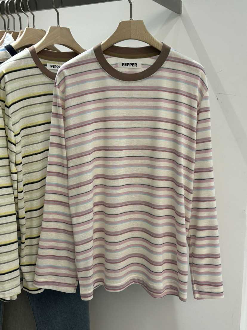 PEPPER-L東大門直郵女士新品推薦職業真品時尚休閑長袖T恤PEPPER長袖T恤