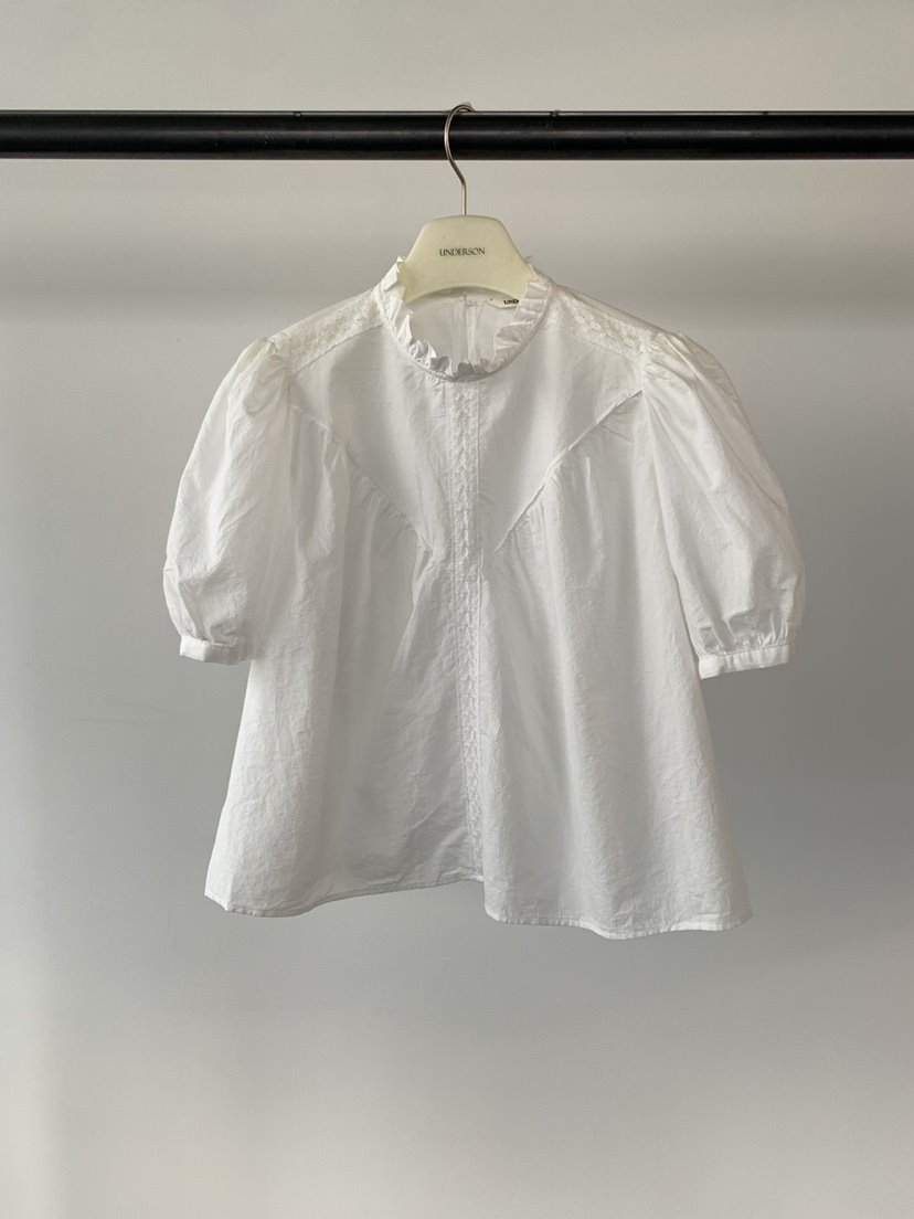 UNDERSON東大門實拍女士新款時尚推薦職業26春夏襯衫蕾絲衫UNDERSON襯衫/蕾絲衫