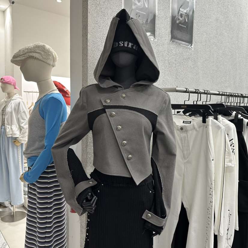 NUEUN韓國代購女士新款人氣時尚真品休閑推薦26春夏職業夾克NUEUN/SEEOT夾克