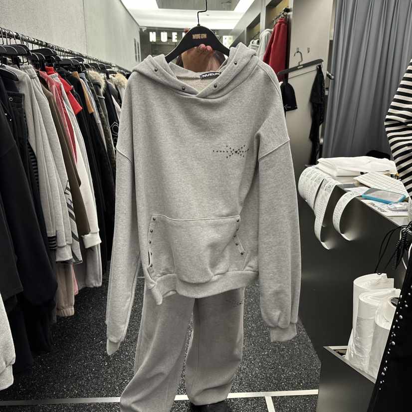 NUEUN東大門代購女士新品時尚職業26春夏休閑熱賣衛衣連帽衫NUEUN/SEEOT衛衣