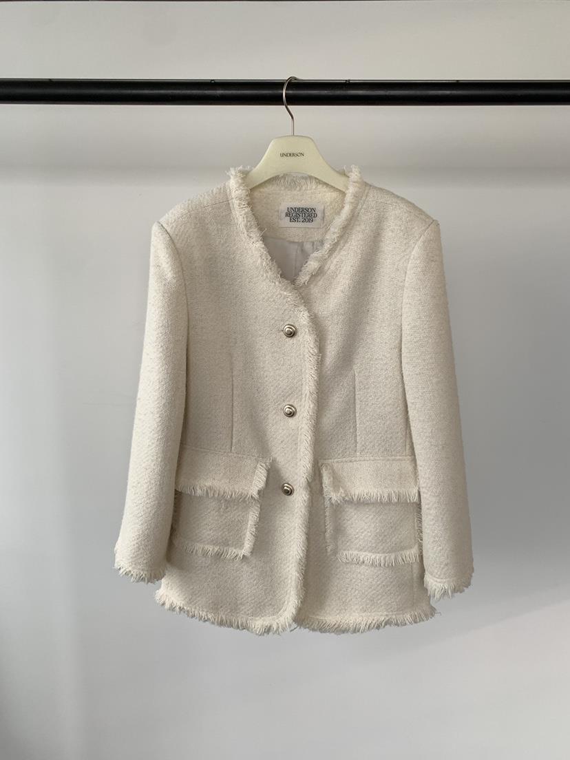 UNDERSON東大門直郵女士新品職業休閑時尚真品熱賣夾克花呢UNDERSON夾克