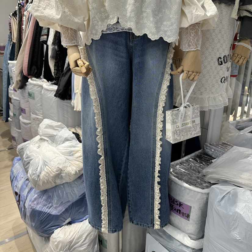 MARI CO韓國代購女士新品熱賣真品人氣26春夏職業牛仔褲MARI CO牛仔褲