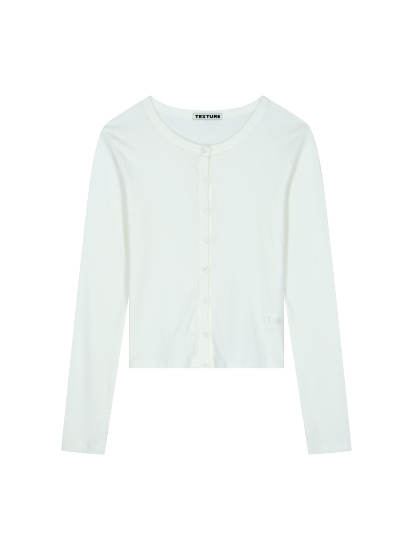 TEXTURE東大門代購女士新款職業26春季推薦時尚熱賣長袖T恤TEXTURE長袖T恤