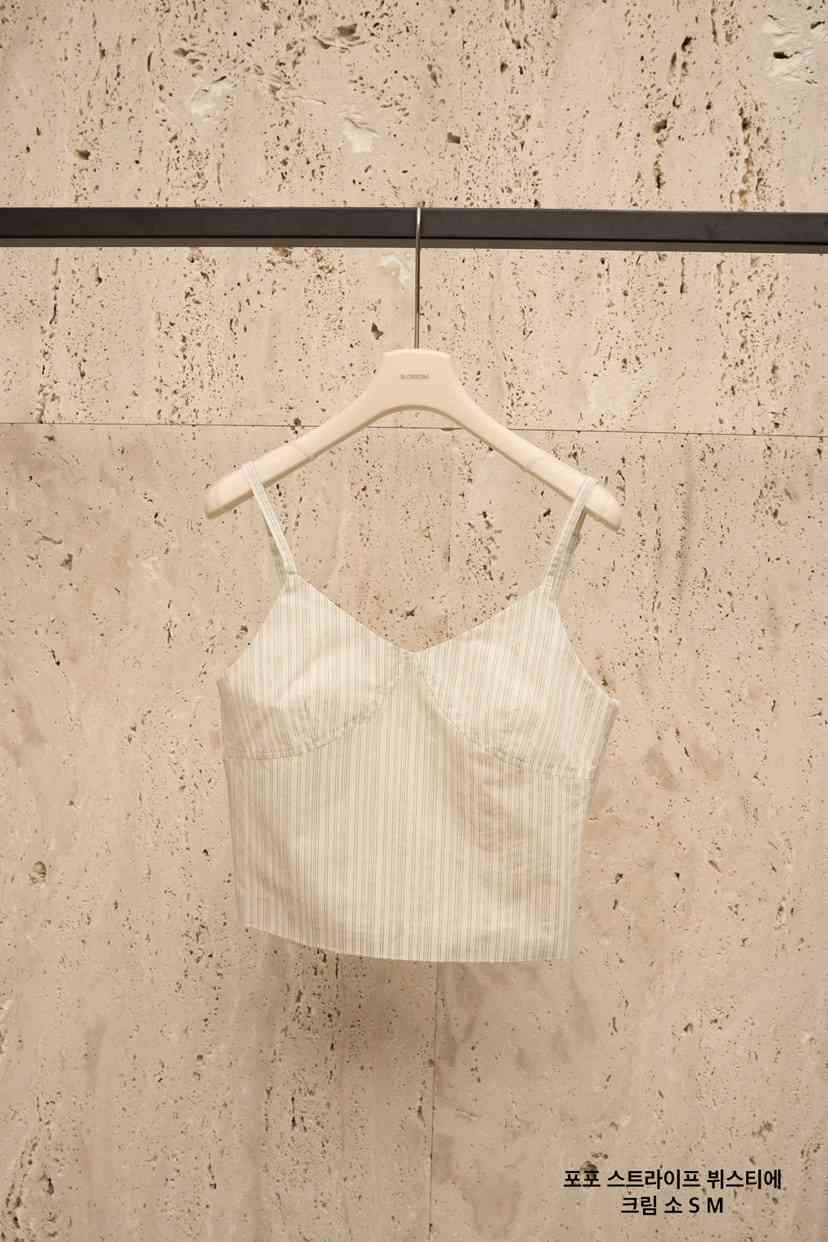 BLOSSOM韓國直郵女裝新款熱賣時尚職業26春季吊帶背心條紋BLOSSOM吊帶/背心