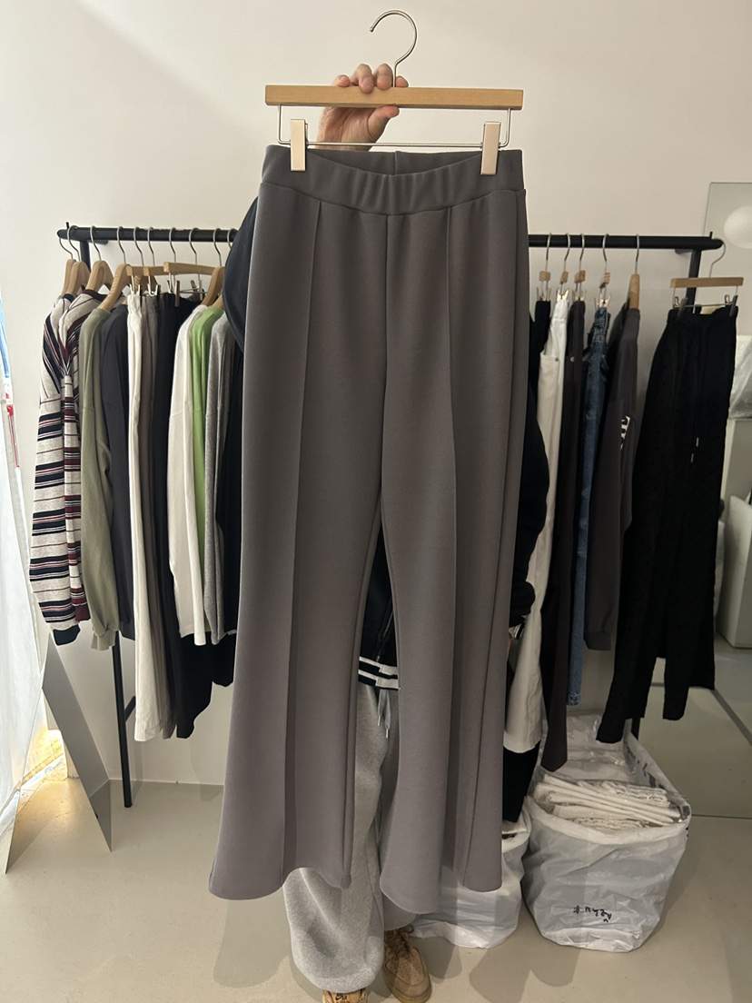 AS THOUGHT韓國代購女裝新品時尚職業休閑休閑褲修身鏤空AS THOUGHT休閑褲