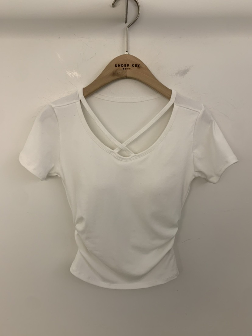 UNDER KEY韓國直郵女裝新款熱賣推薦休閑人氣26春季職業T恤UNDER KEYT恤