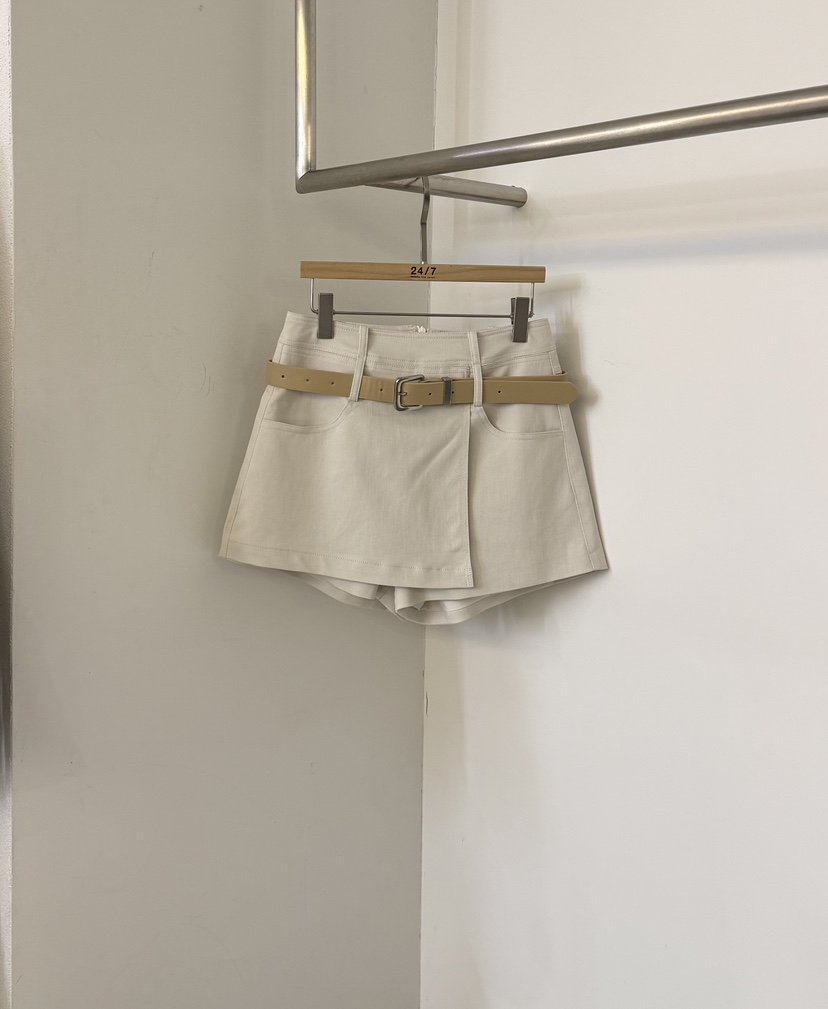 TWENTY FOUR SEVEN24-7東大門實拍女裝新款時尚裙褲含腰帶裹身裙TEWNTY FOUR SEVEN24-7裙褲