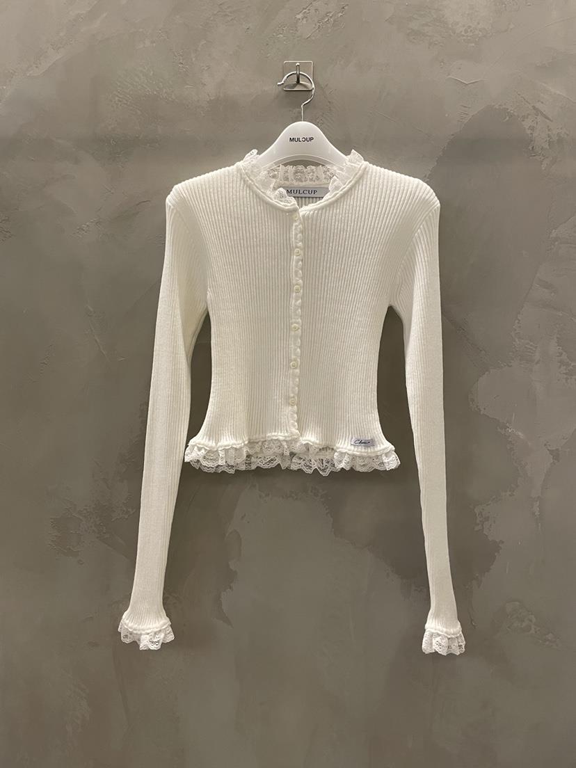 MULCUP韓國直郵女裝新款真品26春夏職業時尚熱賣針織衫開衫MULCUP針織衫