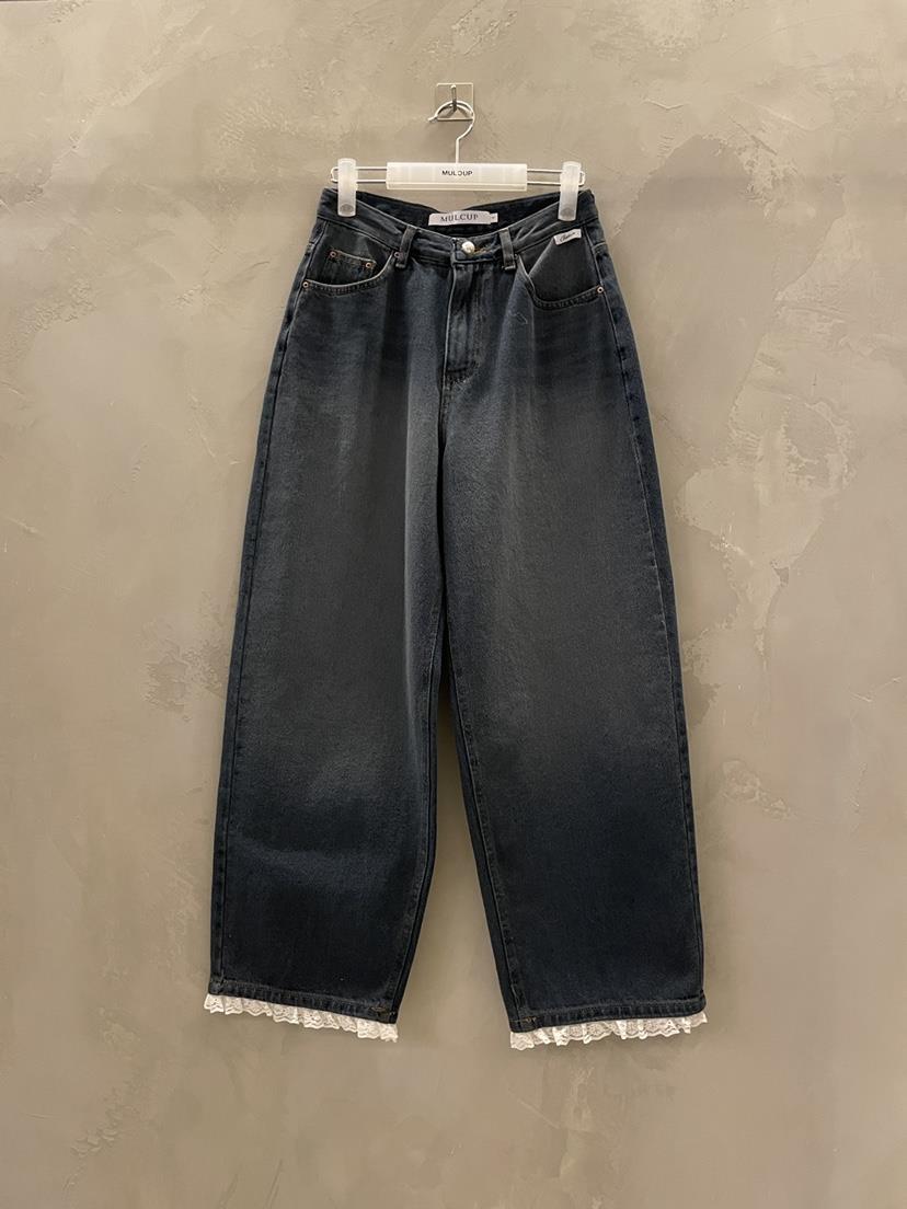 MULCUP韓國代購女裝新款推薦熱賣時尚職業真品人氣牛仔褲MULCUP牛仔褲
